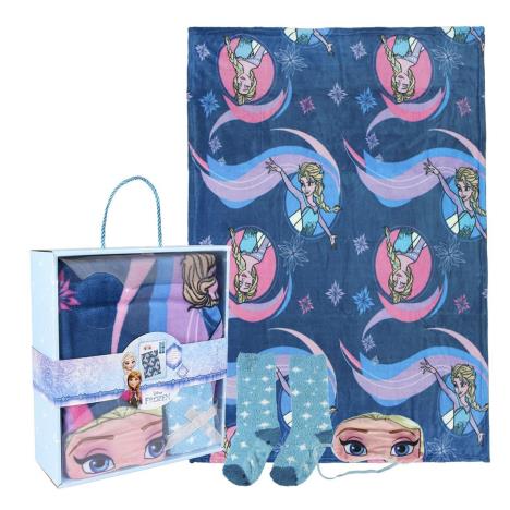 Disney Frozen Fleece Blanket Sleeping Set Extra Image 1